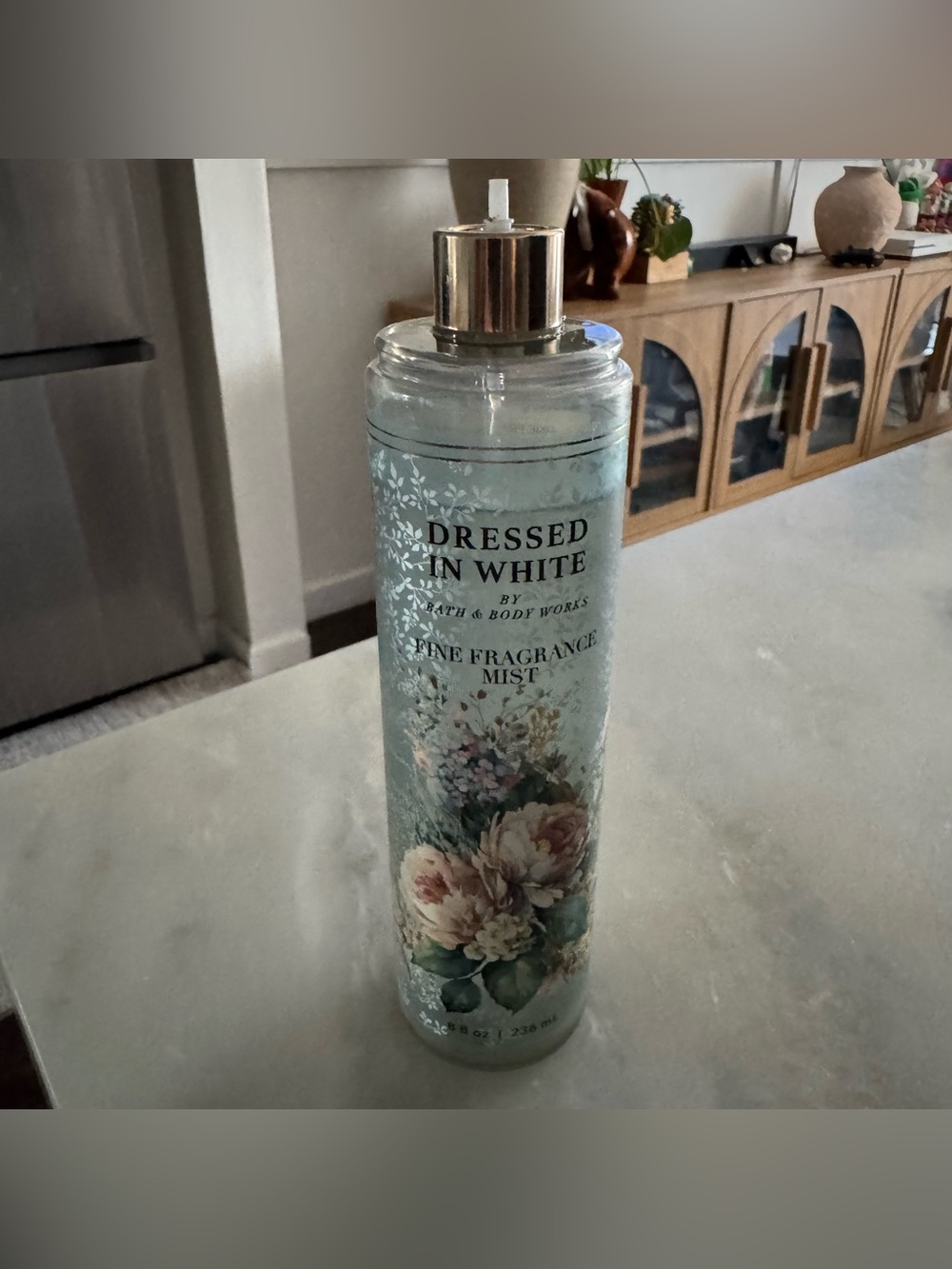 Bath & Body Works Dressed In White Fragrance Mist FLAW Missing Spray Nozzle
